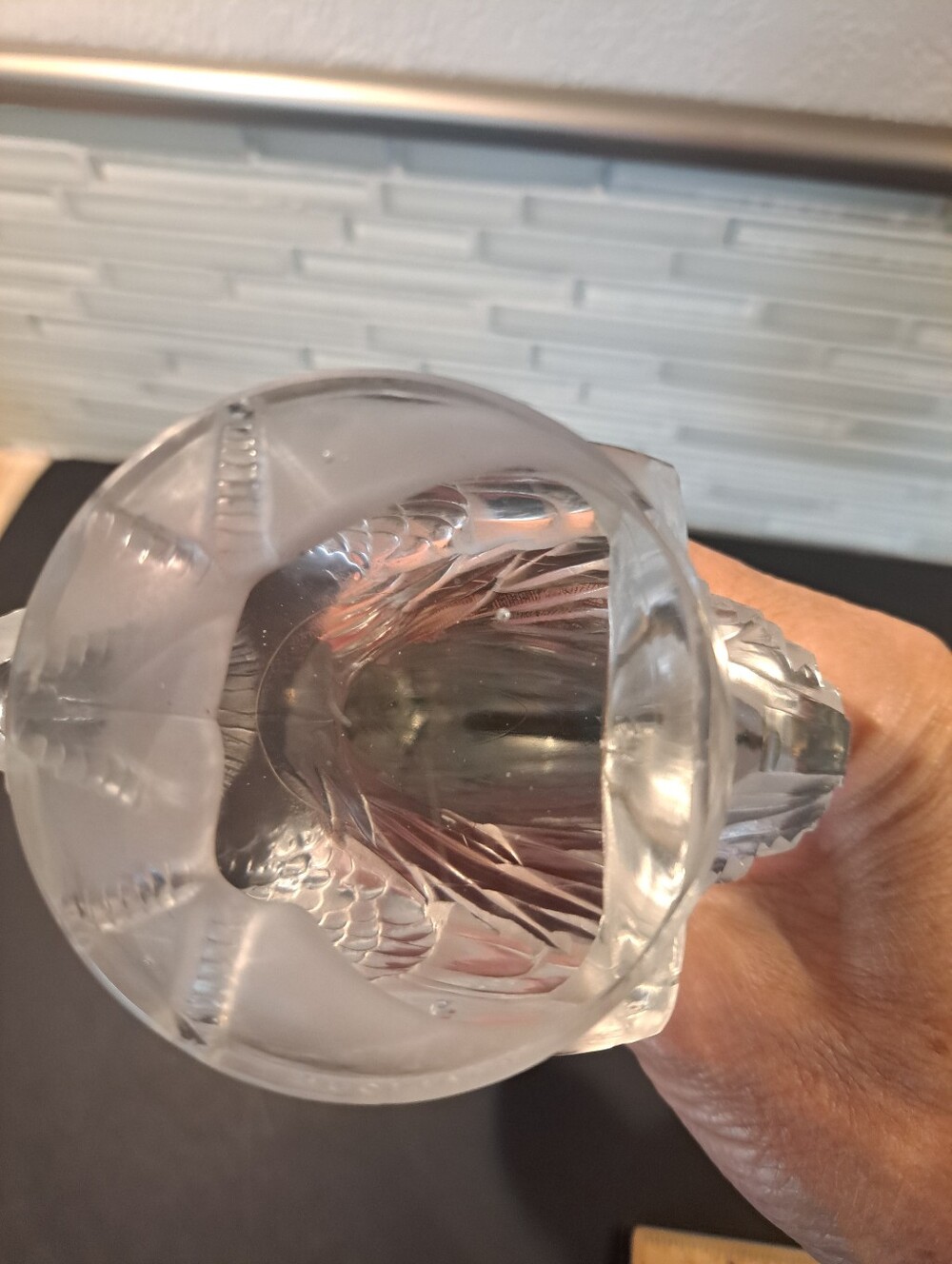 Lalique Clear Crystal Rooster Sculpture - Picture 7 of 14